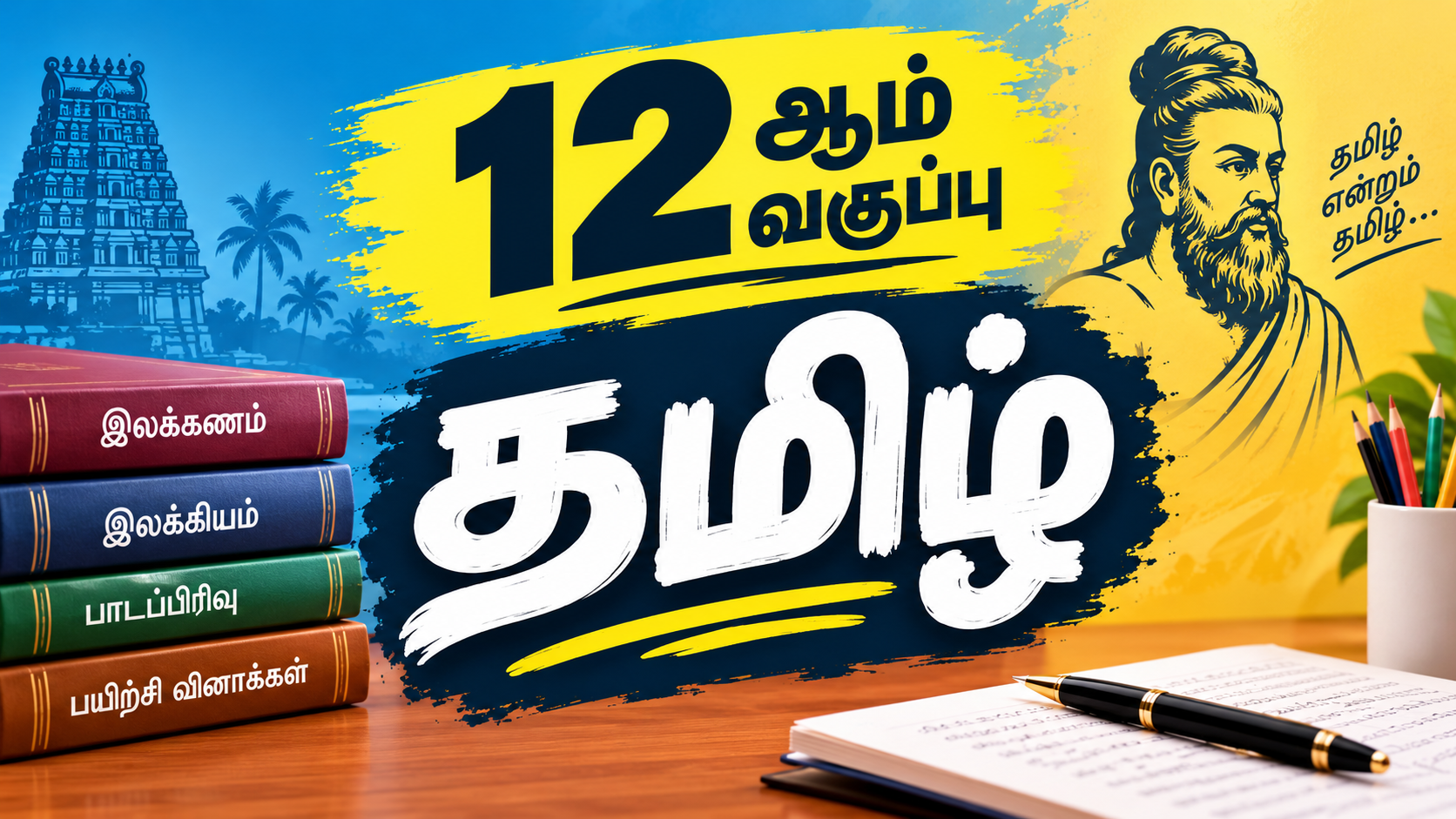 12ஆம் வகுப்பு தமிழ்(Tamil Medium)