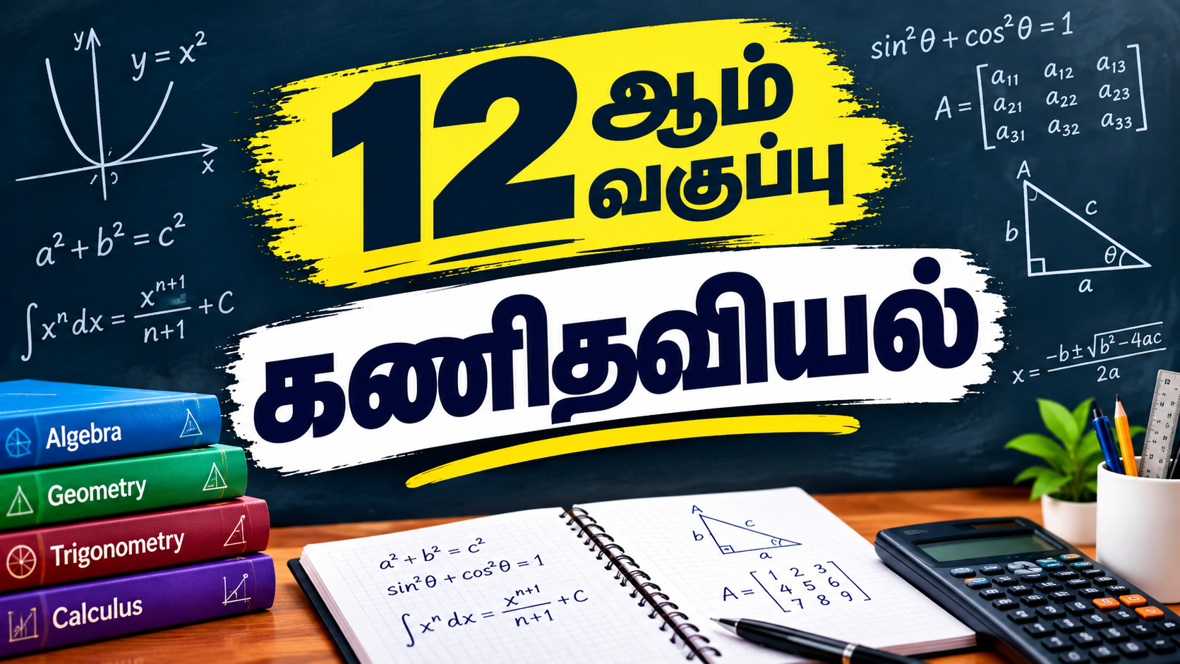 12ஆம் வகுப்பு கணிதவியல்(Tamil Medium)