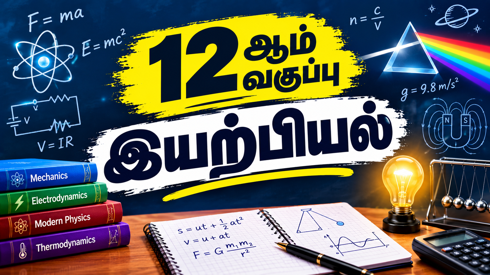12ஆம் வகுப்பு இயற்பியல்(Tamil Medium)