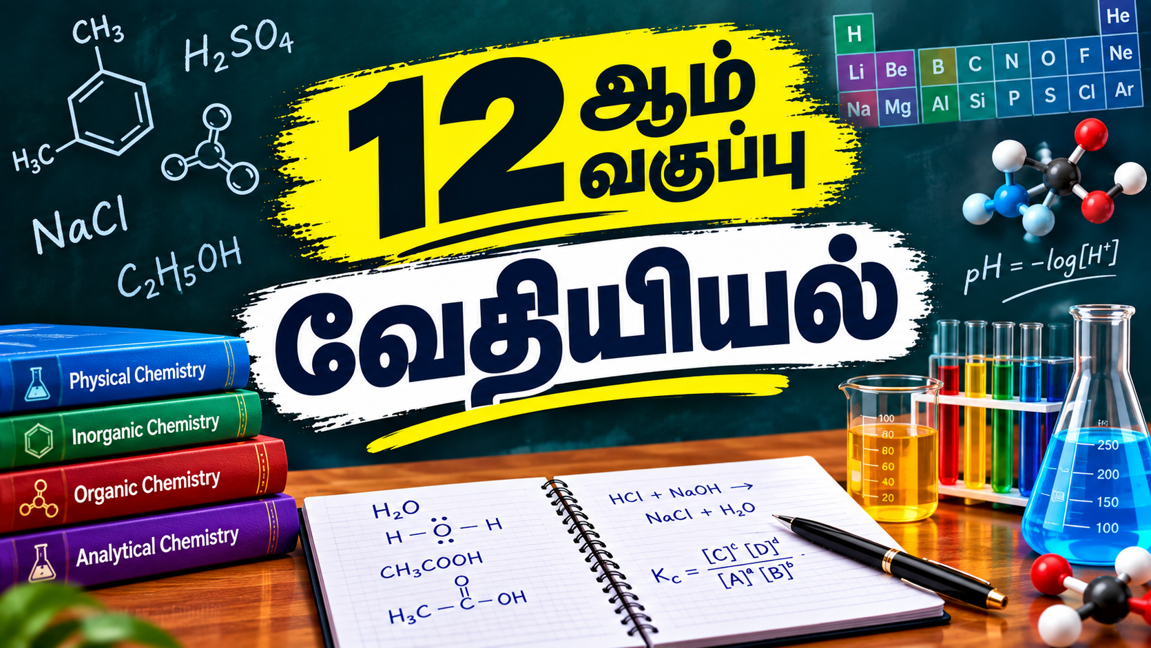 12ஆம் வகுப்பு வேதியியல்(Tamil Medium)